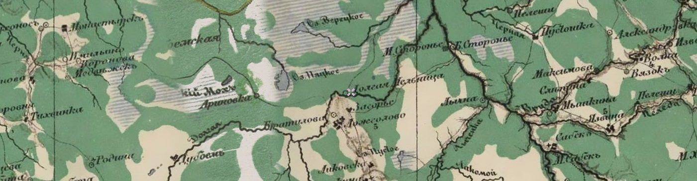 Долгая Мельница и окрестности