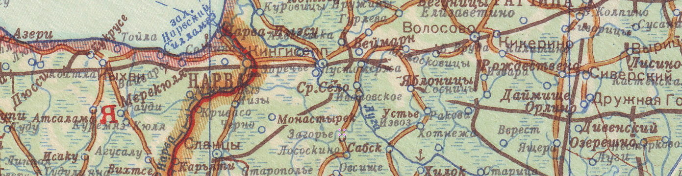 Долгая Мельница и окрестности